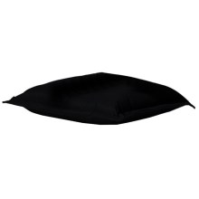 Almofada para chão 70x70 cm preto