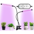 Candeeiro de mesa com regulação e clipe para crescimento de plantas LED LED/8W/5V