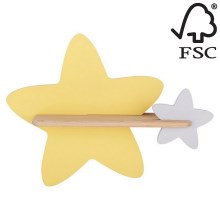 Candeeiro de parede para criança LED com prateleira STAR LED/5W/230V - certificado FSC