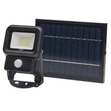 Holofote solar exterior LED com sensor LED/10W/3,7V 6500K IP65