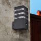 Iluminação de parede exterior com um sensor TEKSAS 1xE27/12W/230V IP44