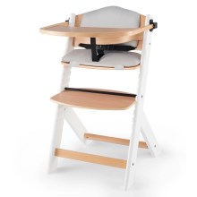 KINDERKRAFT - Cadeira de refeição infantil ENOCK com almofadas cinzento/branco
