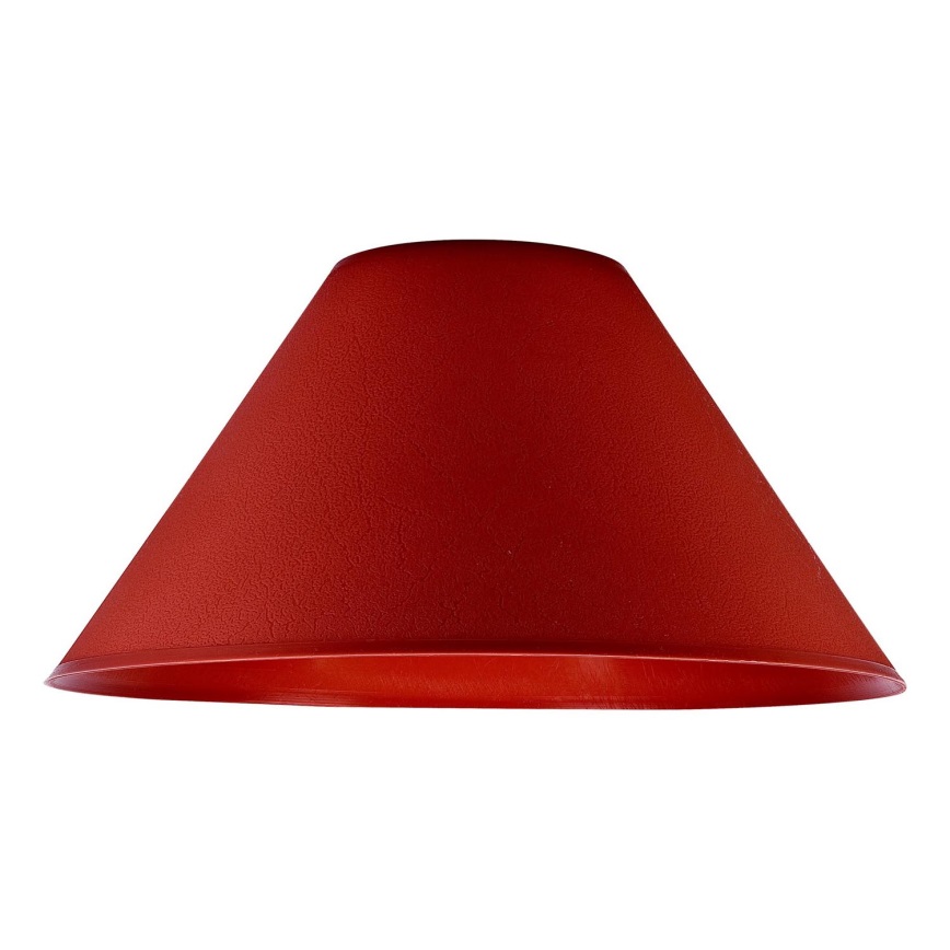 Abajur de substituição E14 210x110 mm vermelho