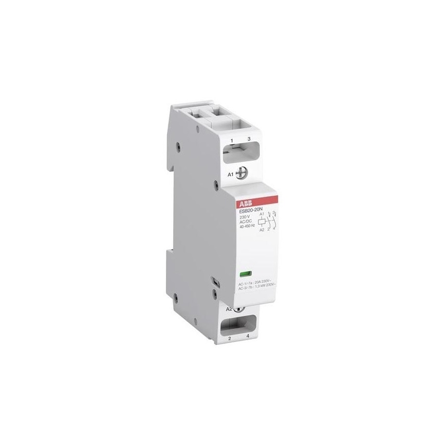 ABB 1SBE121111R0611 - Contactor de instalação de 2 pólos ESB20-11N-06 230V