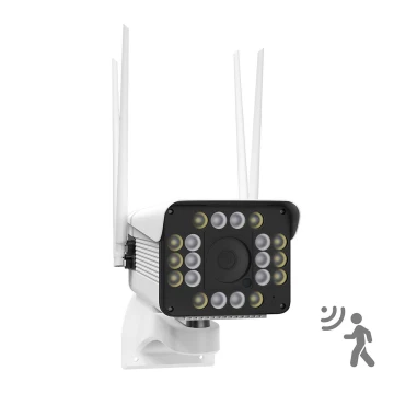 Aigostar - Câmara exterior inteligente 1080p 230V Wi-Fi IP66