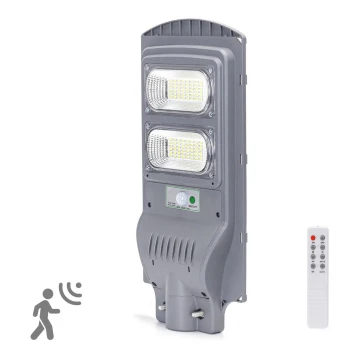 Aigostar - Candeeiro de rua solar LED com um sensor LED/100W/3,2V IP65 6500K + controlo remoto