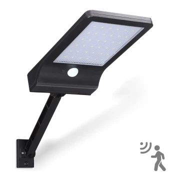 Aigostar - Candeeiro de rua solar LED com um sensor LED/2,3W/5,5V IP65