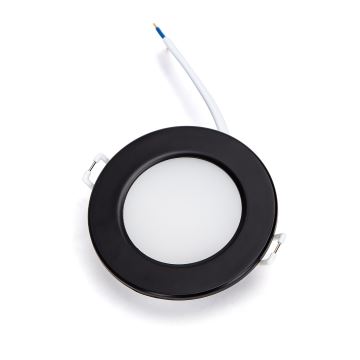 Aigostar - Foco de encastrar LED para casa de banho  LED/4,8W/230V 3000K preto IP65