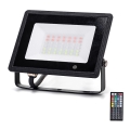 Aigostar - Holofote LED RGB LED/30W/230V IP65 + controlo remoto