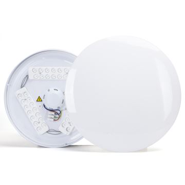 Aigostar - Iluminação de teto LED para casa de banho LED/18W/230V 3000-65000K IP44 + comando