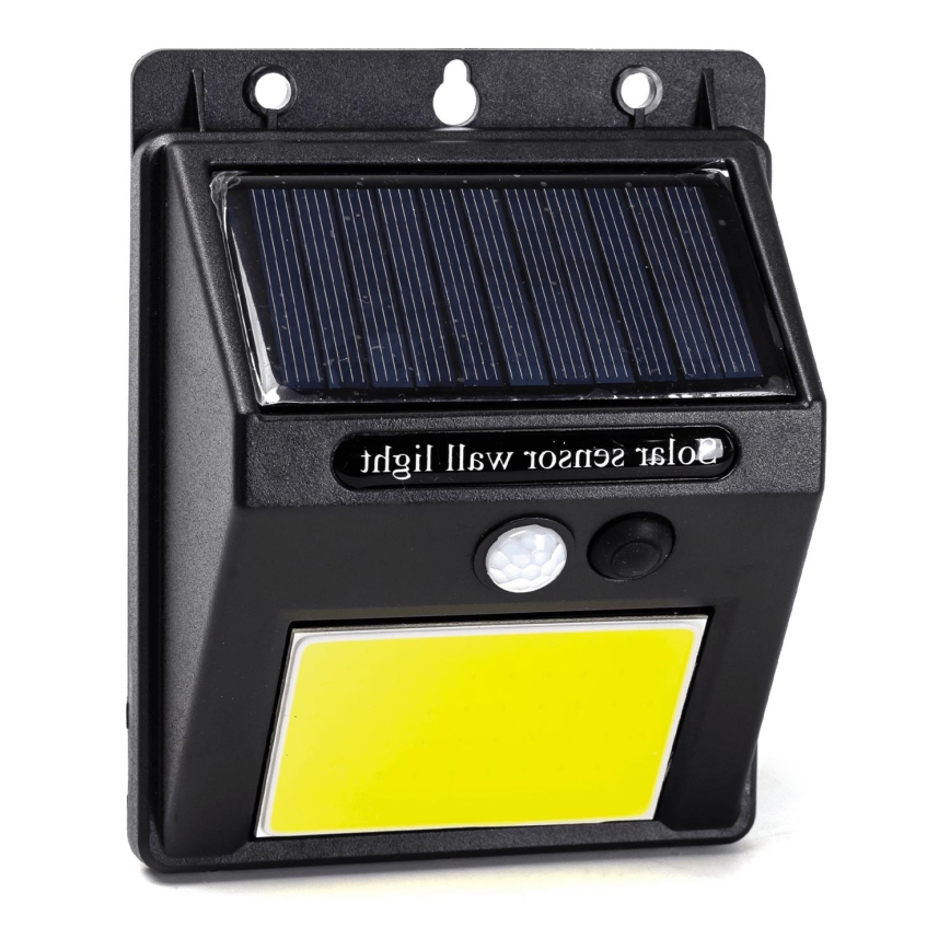 Aigostar - Iluminação solar de parede LED com sensor LED/13W/5,5V 6500K IP65