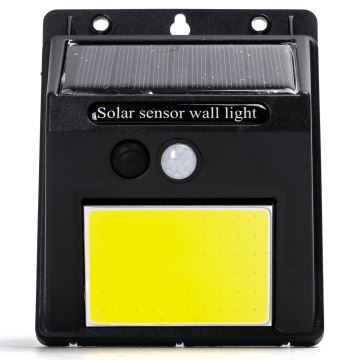 Aigostar - Iluminação solar de parede LED com sensor LED/13W/5,5V 6500K IP65