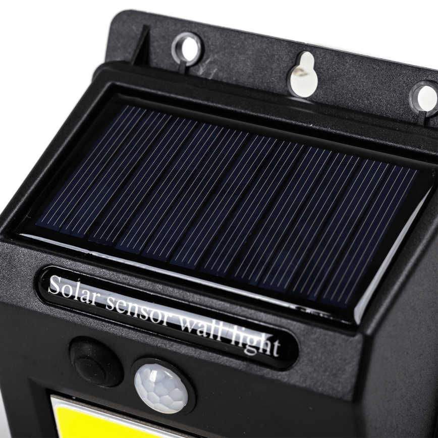 Aigostar - Iluminação solar de parede LED com sensor LED/13W/5,5V 6500K IP65