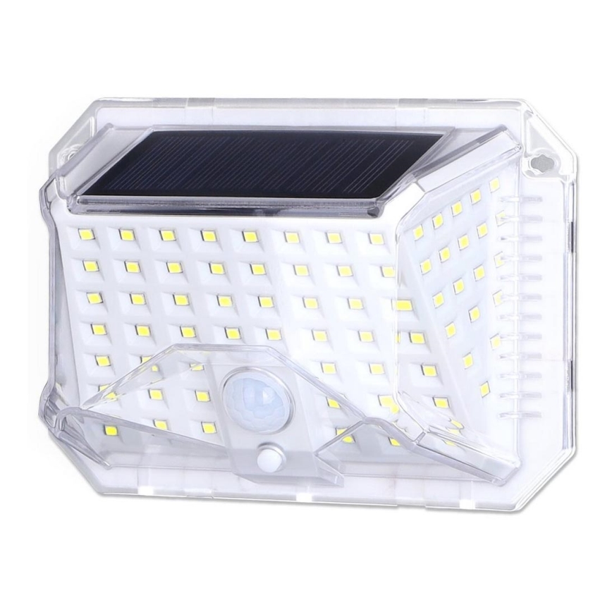 Aigostar - Iluminação solar exterior LED com sensor LED/1,48W/5V IP65