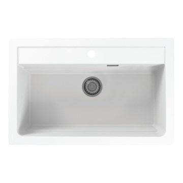 ALVEUS 1140443 - Lava-loiça de cozinha ATROX 79x50 cm granito/branco
