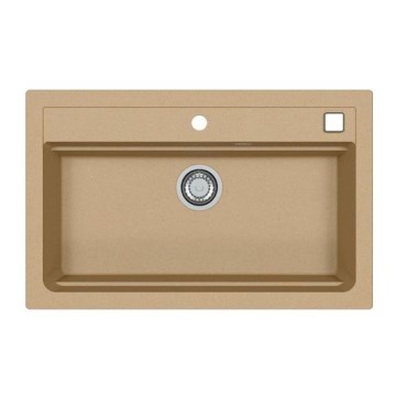 ALVEUS 1140445 - Lava-loiça de cozinha ATROX 79x50 cm granito/bege
