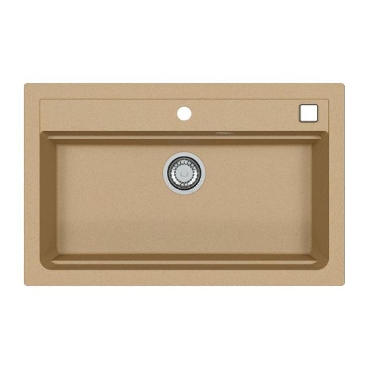 ALVEUS 1140445 - Lava-loiça de cozinha ATROX 79x50 cm granito/bege