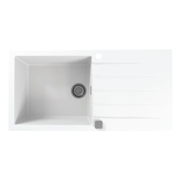 ALVEUS 1140594 - Lava-loiça de cozinha CADIT 100x50 cm granito/branco