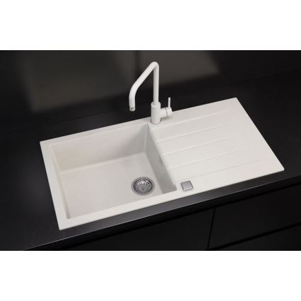 ALVEUS 1140594 - Lava-loiça de cozinha CADIT 100x50 cm granito/branco
