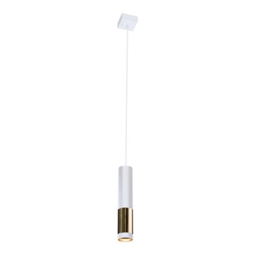 Amplex - Candelabro suspenso 1xGU10/15W/230V branco