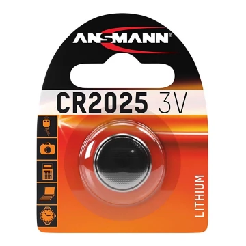 Ansmann 04673 - CR 2025 - Célula de botão de lítio 3V