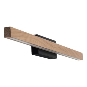 Aplique de parede LED para casa de banho AQUAVIVA LED/9W/230V 60 cm IP44 carvalho