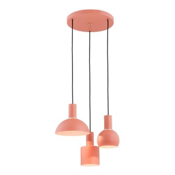 Argon 1469 - Candelabro suspenso SINES 3xE27/15W/230V laranja