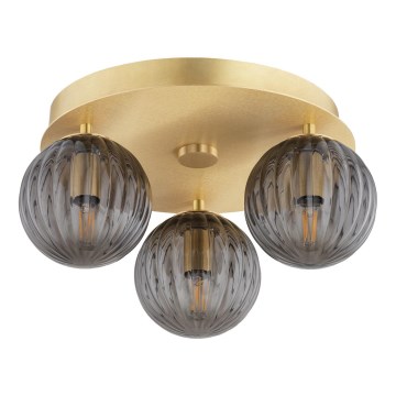 Argon 6308 - Iluminação de teto PALOMA 3xE14/7W/230V dourado/preto