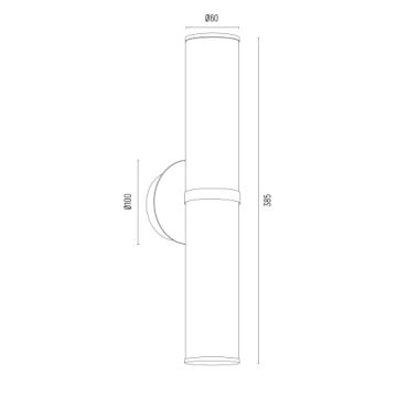 Argon 7203 - Iluminação de parede HAMPTON 2xE14/7W/230V dourado