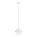 Argon 8294 - Candelabro suspenso CAPPELLO 1xE27/15W/230V branco