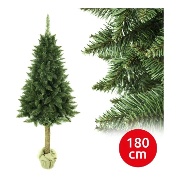 Árvore de Natal sobre um tronco 180 cm abeto