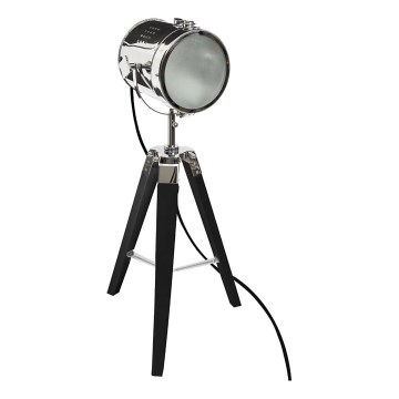 Atmosphera - Candeeiro de mesa EBOR 1xE14/25W/230V pinho/cromado brilhante