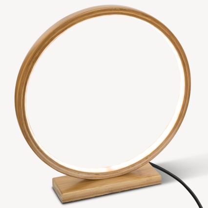 Atmosphera - Candeeiro de mesa LED STELA LED/2,7W/230V bambu