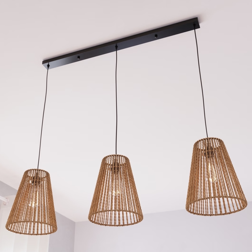 Atmosphera - Candeeiro suspenso GIADA 3xE27/40W/230V