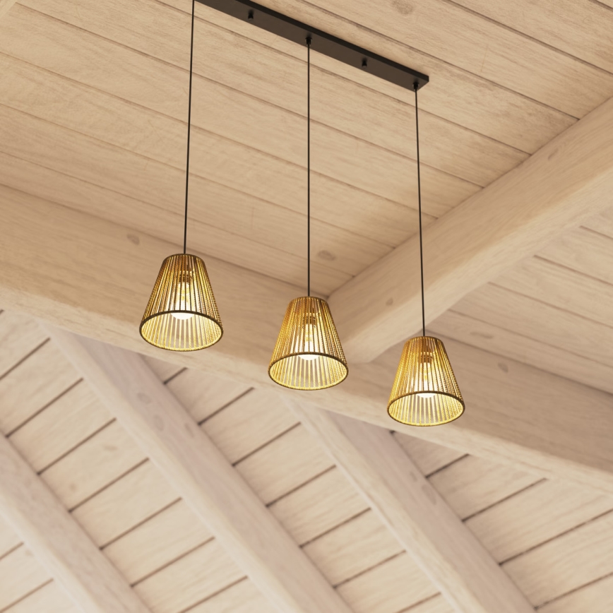 Atmosphera - Candeeiro suspenso GIADA 3xE27/40W/230V