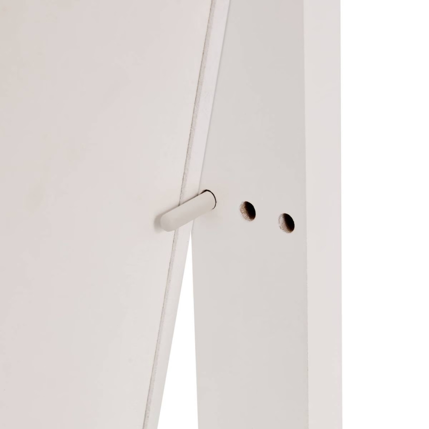 Atmosphera - Espelho de pé com porta-joias LEXY 158x38 cm branco