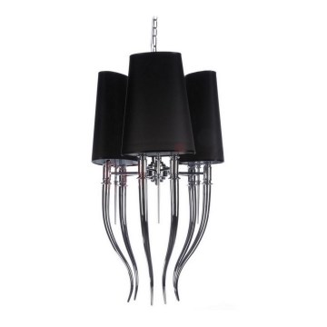 Azzardo AZ1345 - Candelabro suspenso DIABLO 6xE14/11W/230V preto