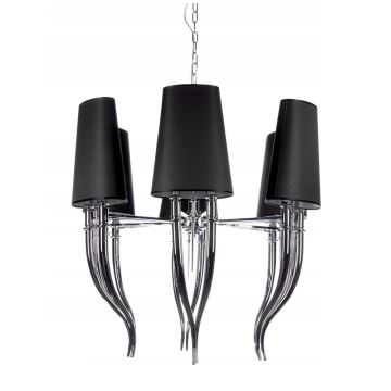 Azzardo AZ1390 - Candelabro suspenso DIABLO 12xE14/11W/230V preto