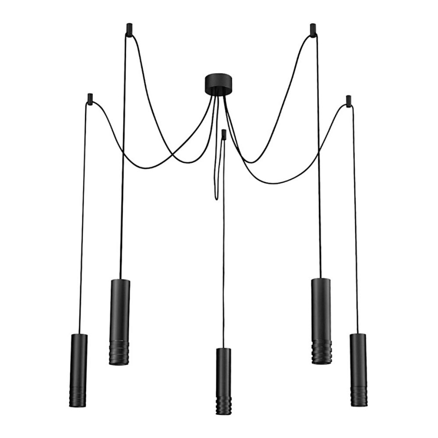 Azzardo AZ3405 - Candelabro num fio LOCUS 5xGU10/35W/230V