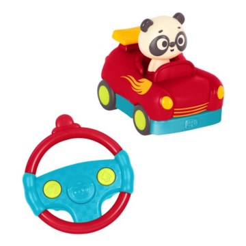 B-Toys - Carro com comando Panda Bingo 4xAA + 2xAAA