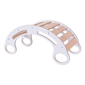 Balanço multifuncional Montessori branco/bordo