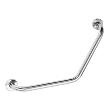 Barra de apoio 66x40 cm aço inoxidável/prateado