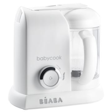 Beaba - Panela de cozer a vapor com varinha mágica BABYCOOK branco