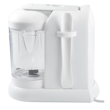 Beaba - Panela de cozer a vapor com varinha mágica BABYCOOK branco