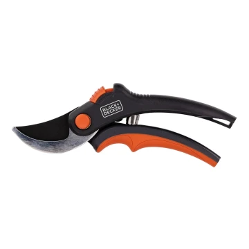 BLACK+DECKER - Tesoura de jardinagem 200 mm