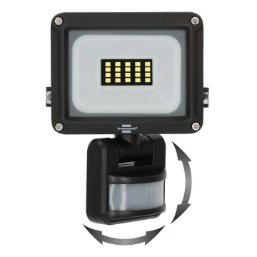 Brennenstuhl - Holofote exterior LED com sensor LED/10W/230V 6500K IP65