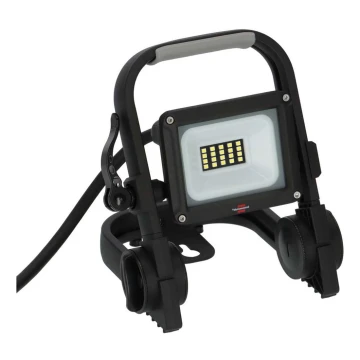 Brennenstuhl - Holofote exterior LED com suporte LED/10W/230V 6500K IP65