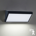Brilagi - Aplique de parede exterior LED com sensor TRIANGLE LED/20W/230V, preto, IP65