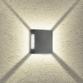 Brilagi - Aplique de parede LED para exterior QUADRAY LED/4W/230V antracite IP65