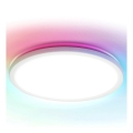 Brilagi - Candeeiro de tecto LED RGBW dimerizável VIBE LED/24W/230V 3000-6500K Ø 26 cm branco + controlo remoto